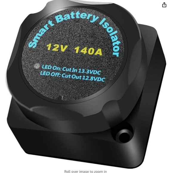 MaySpare 12V 140Amp Voltage Sensitive Relay VSR Double Battery Charging Relay - Picture 1 of 6